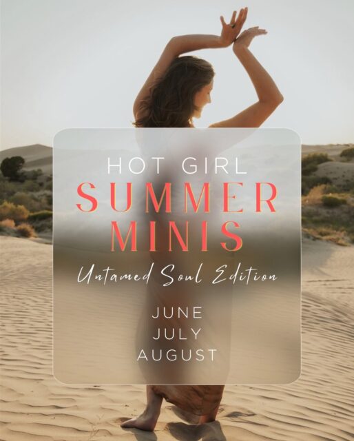 I have three different mini shoot dates for this summer. 

Let me know what you want in on!

#hotgirlsummer #goddessphotos #empowerment #embodiment #utahphotographer