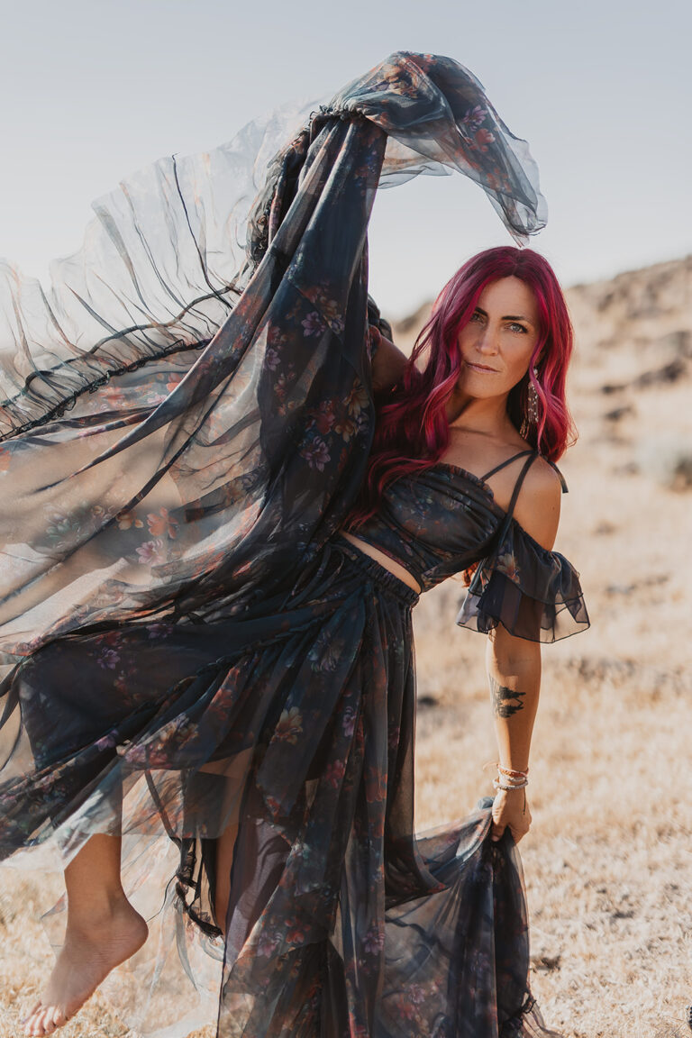 Goddess Photoshoot at the spiral jetty