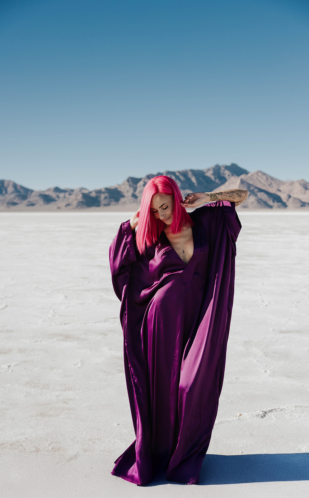 goddess shoot in the sand dunes