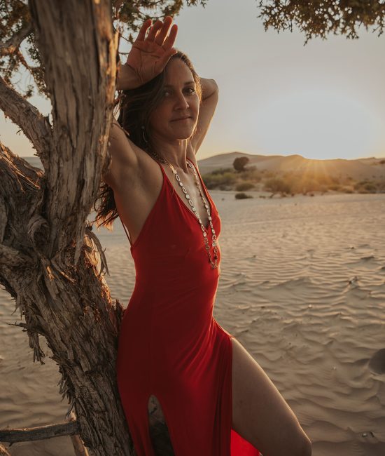 goddess shoot in the sand dunes